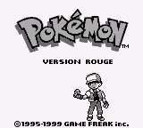 Pokemon - Version Rouge title screen