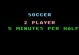 RealSports Soccer title screen