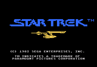 Star Trek - Strategic Operations Simulator title screen