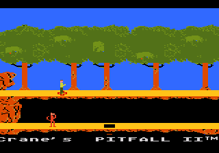 David Crane's Pitfall II - Lost Caverns title screen