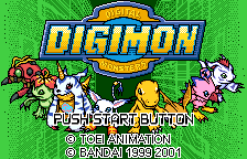 Digimon - Anode Tamer & Cathode Tamer - Veedramon Version title screen