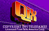 QIX title screen