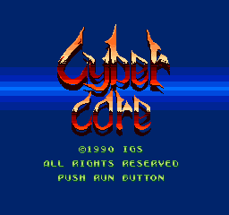 Cyber Core title screen