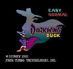Darkwing Duck title screen