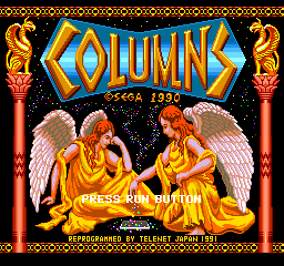 Columns title screen