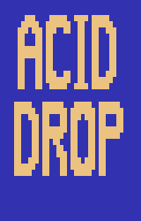Acid Drop title screen