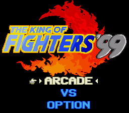 The King of Fighters '99 title screen