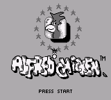 Alfred Chicken title screen