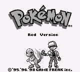 Pokemon - Red Version title screen