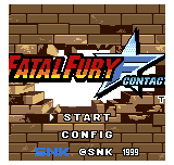 Fatal Fury F-Contact - Pocket Fighting Series title screen