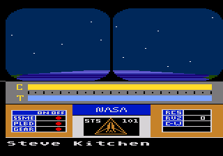 Space Shuttle - A Journey Into Space title screen