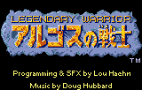 Rygar title screen