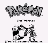 Pokemon - Blue Version title screen
