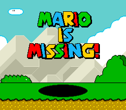 Mario Is Missing! title screen