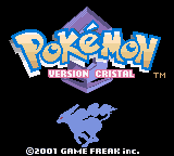 Pokemon - Version Cristal title screen