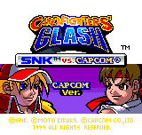 SNK vs. Capcom - Card Fighters' Clash - Capcom Version title screen