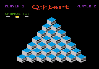 Q-bert title screen