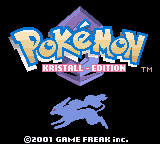 Pokemon - Kristall-Edition title screen