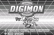Digimon Ver. WonderSwan title screen