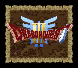 Dragon Quest III title screen