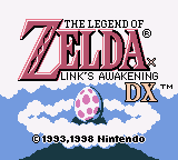 Legend of Zelda, The - Link's Awakening DX title screen