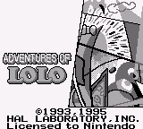 Adventures of Lolo title screen