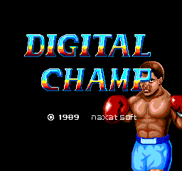 Digital Champ title screen