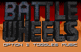Battle Wheels title screen