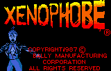 Xenophobe title screen