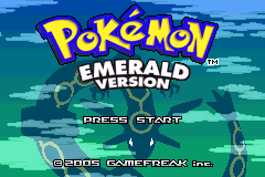 口袋妖怪-绿叶 Pokemon - Emerald Version title screen