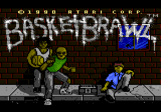 Basketbrawl title screen