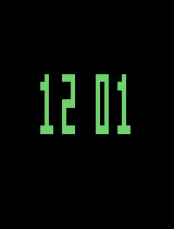 2600 Digital Clock title screen