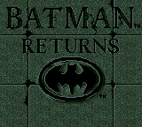 Batman Returns title screen