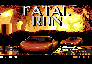Fatal Run title screen