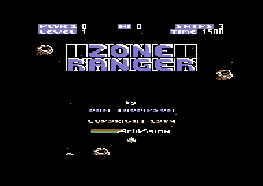 Zone Ranger title screen