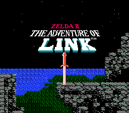 塞尔达传说 - 林克冒险 title screen