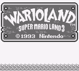 Wario Land - Super Mario Land 3 title screen