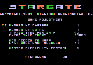 Stargate title screen