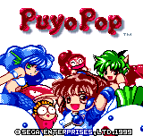 Puyo Pop title screen