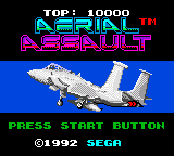 Aerial Assault title screen
