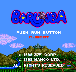 Barunba title screen