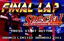 Final Lap Special - GT & Formula Machine title screen