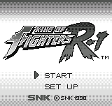 The King of Fighters R-1 title screen