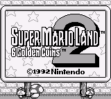 Super Mario Land 2 - 6 Golden Coins title screen