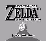 Legend of Zelda, The - Link's Awakening title screen