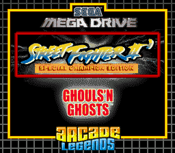 Arcade Legends Street Fighter II' - Special Champion Edition ~ Mega Drive Play TV 3 title screen