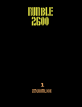 Rumble 2600 by Grimlock title screen