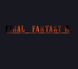 Final Fantasy VI title screen