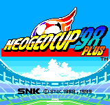 NeoGeo Cup '98 Plus Color - Pocket Sports Series title screen