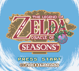 Legend of Zelda, The - Oracle of Seasons title screen